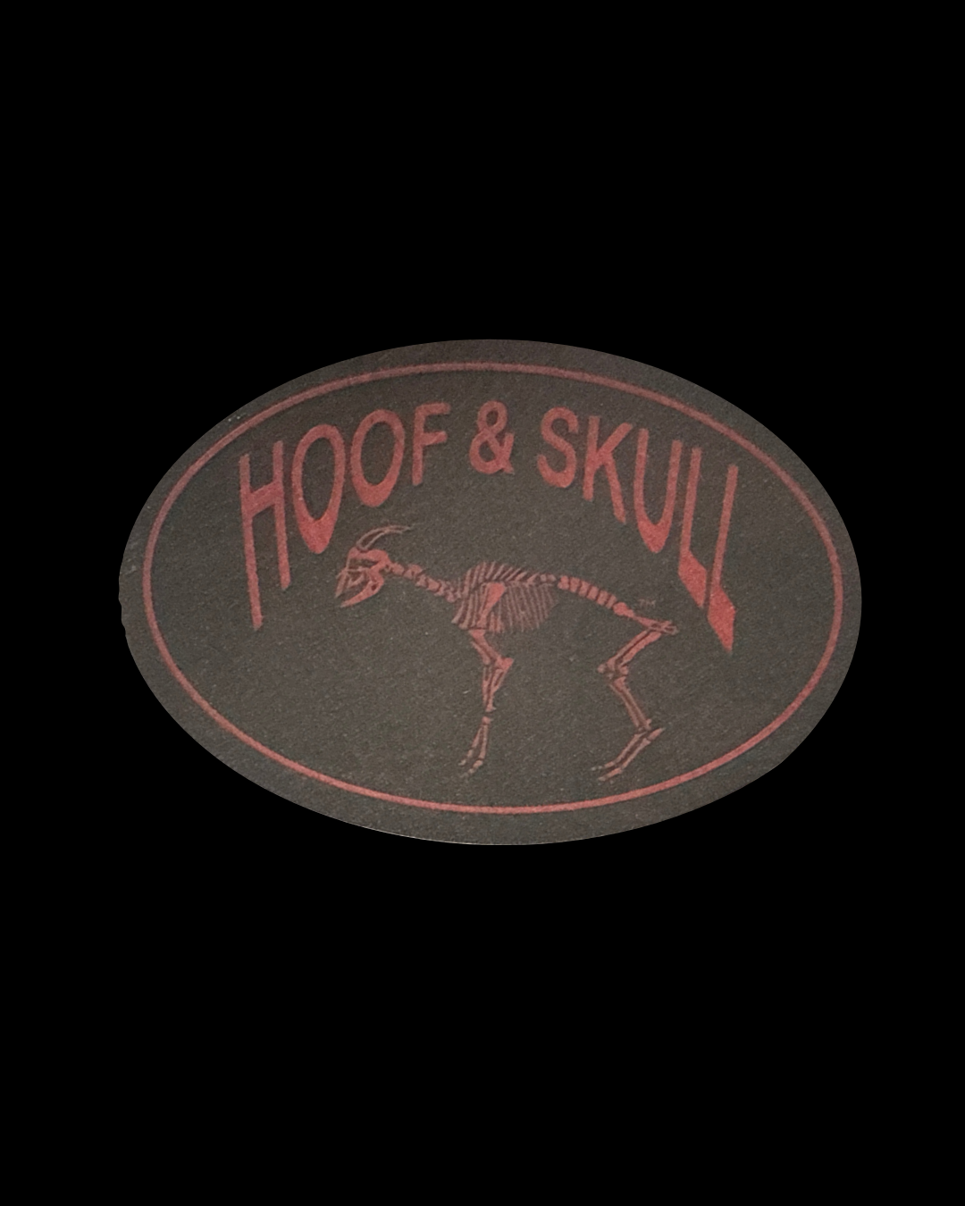 Hoof & Skull Leather Patch