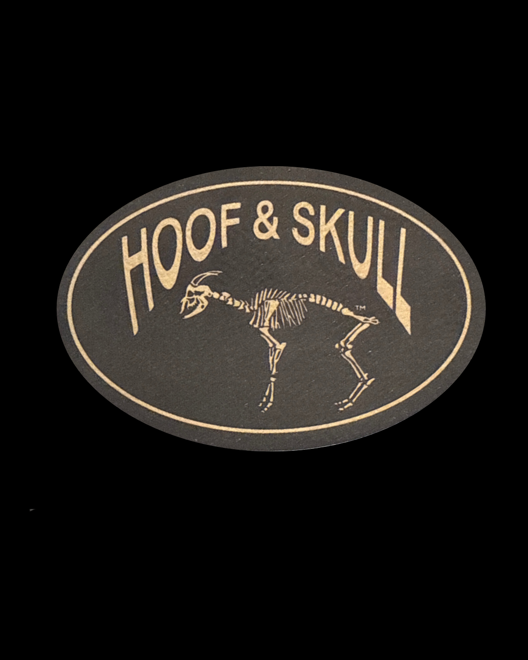 Hoof & Skull Leather Patch