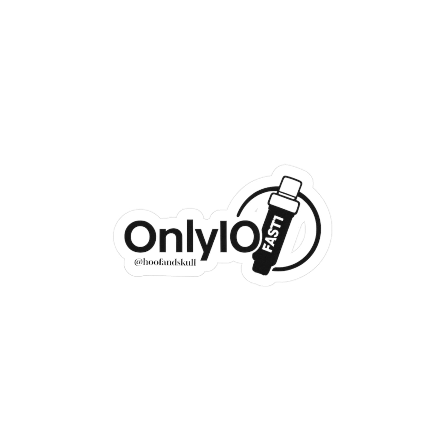 Only-IO Vinyl Sticker