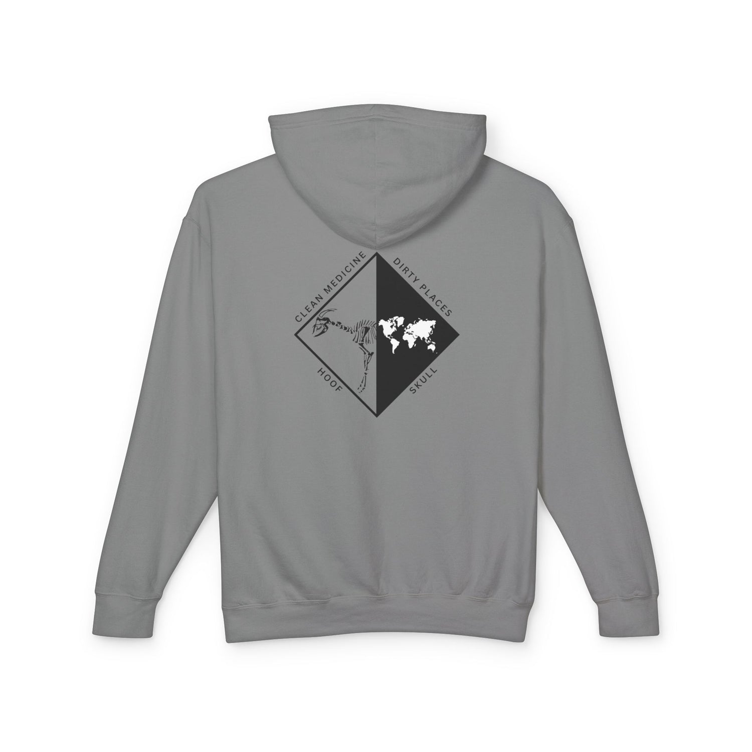 Clean Medicine Dirty Places Lightweight Hoodie