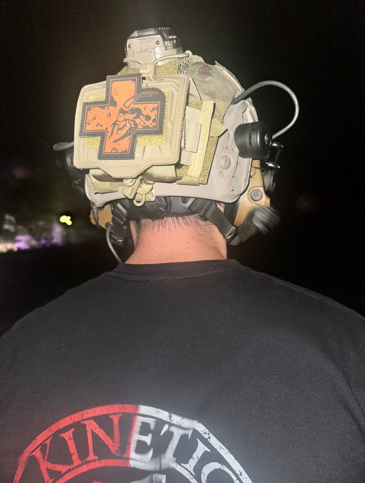 Bone Goat Cross Patch