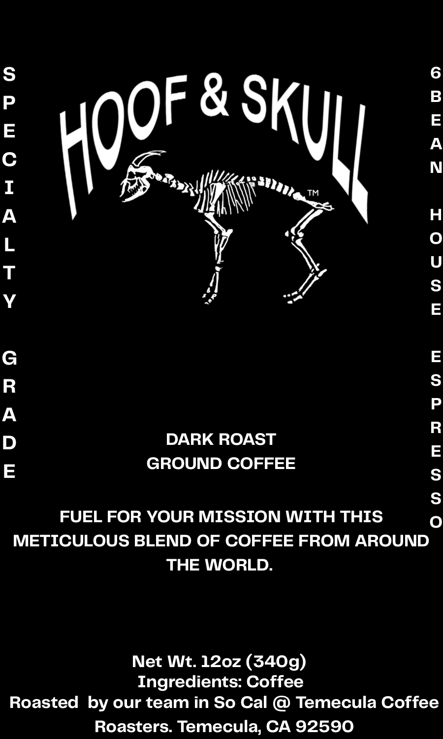 Hoof & Skull Dark Roast Espresso