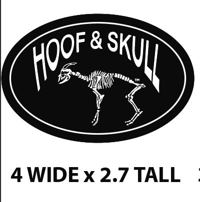 Hoof & Skull Leather Patch