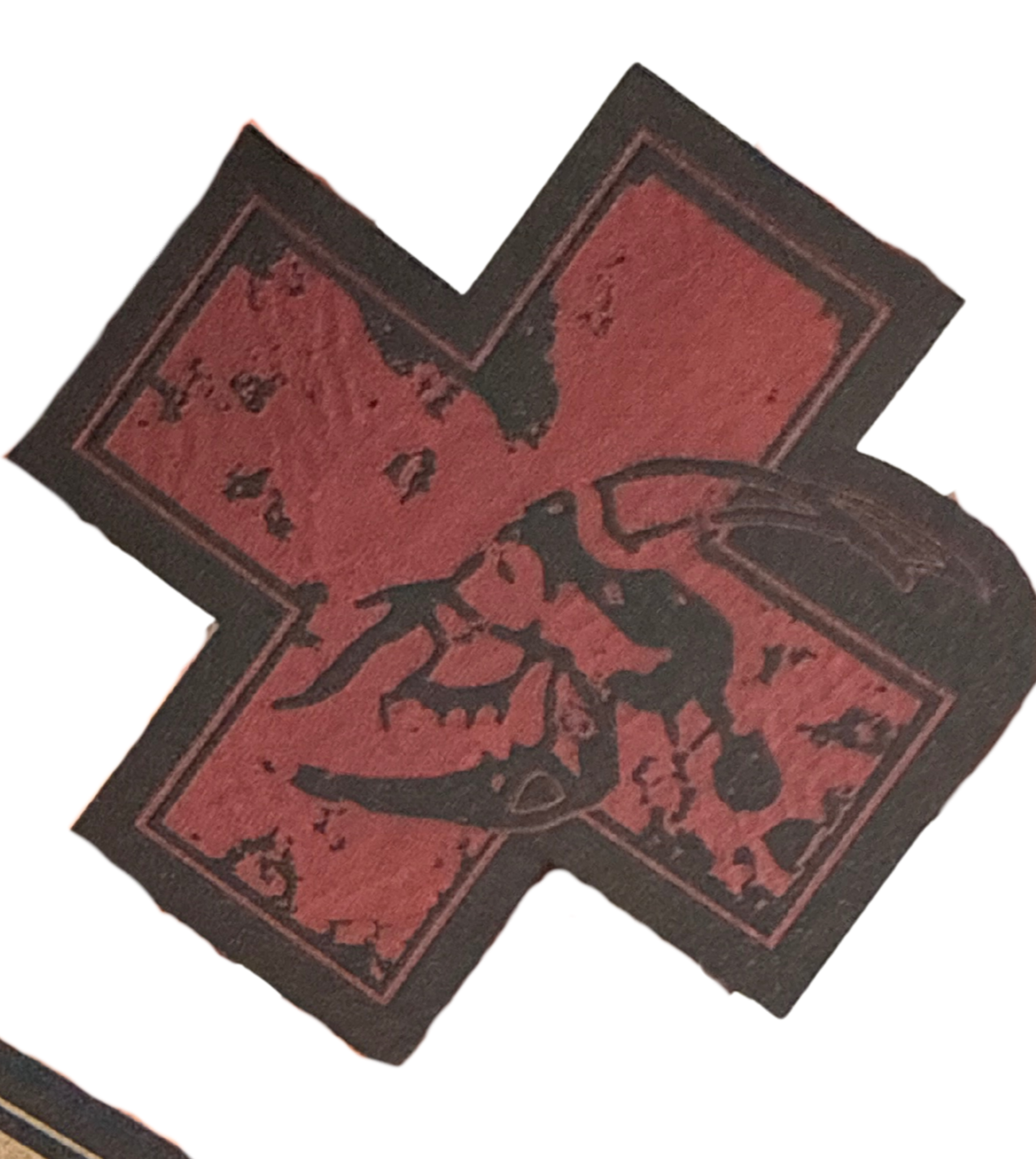 Bone Goat Cross Patch