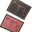 Red Bone Goat Black Background Patch
