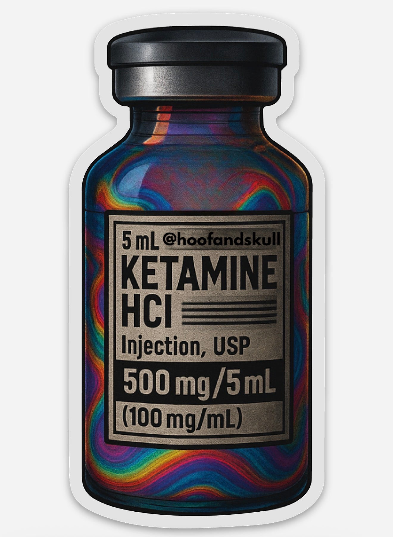 Dimensional Drift Vial (Ketamine)sticker