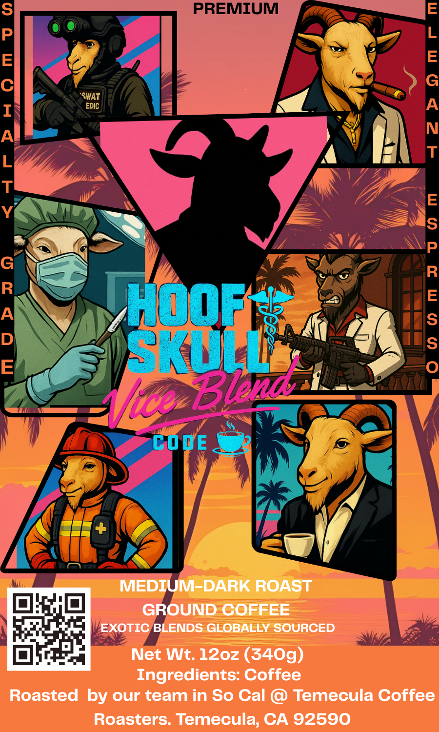 Vice Blend Coffee | Medium-Dark Roast Specialty Grade