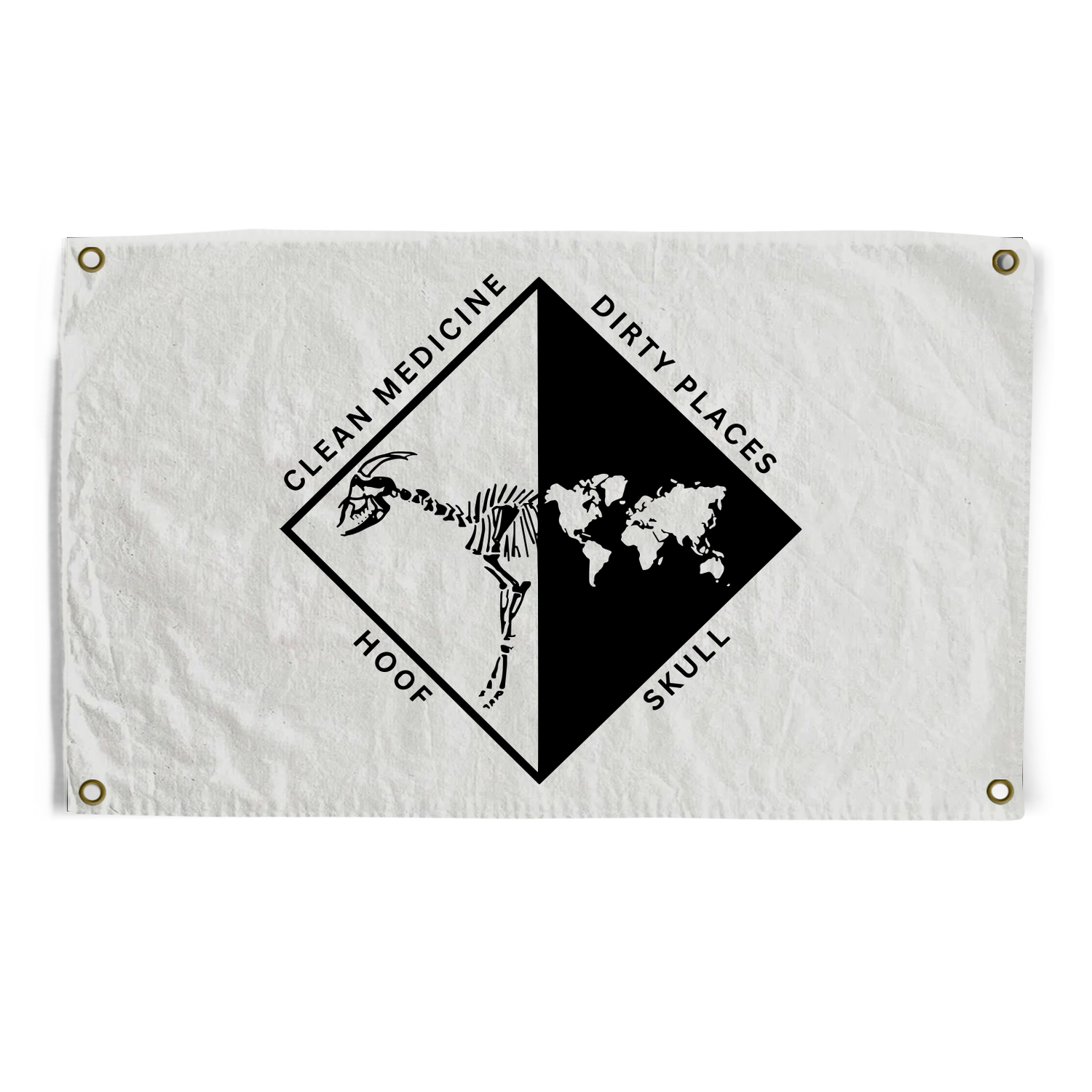 Clean Med Dirty Places Flag