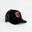 Black Clean Med Dirty Places Red Background Patch Black Hat
