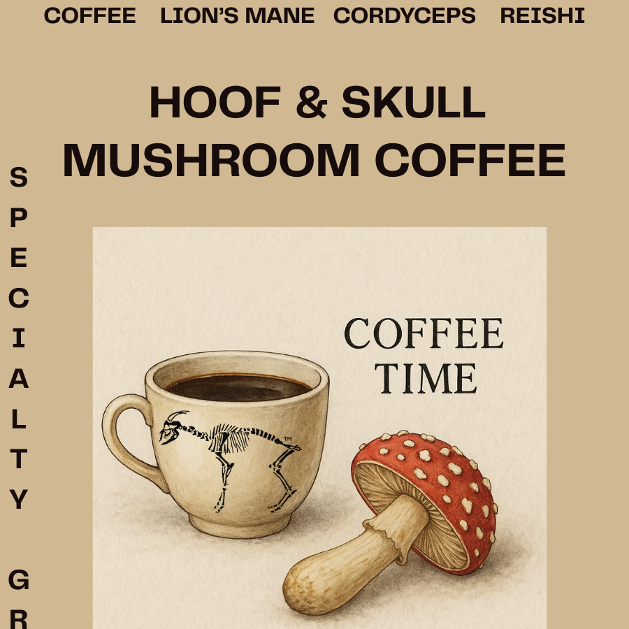 H&S Mushroom DRIP | Ground Coffee, Lion's Maine, Cordyceps, & Reishi