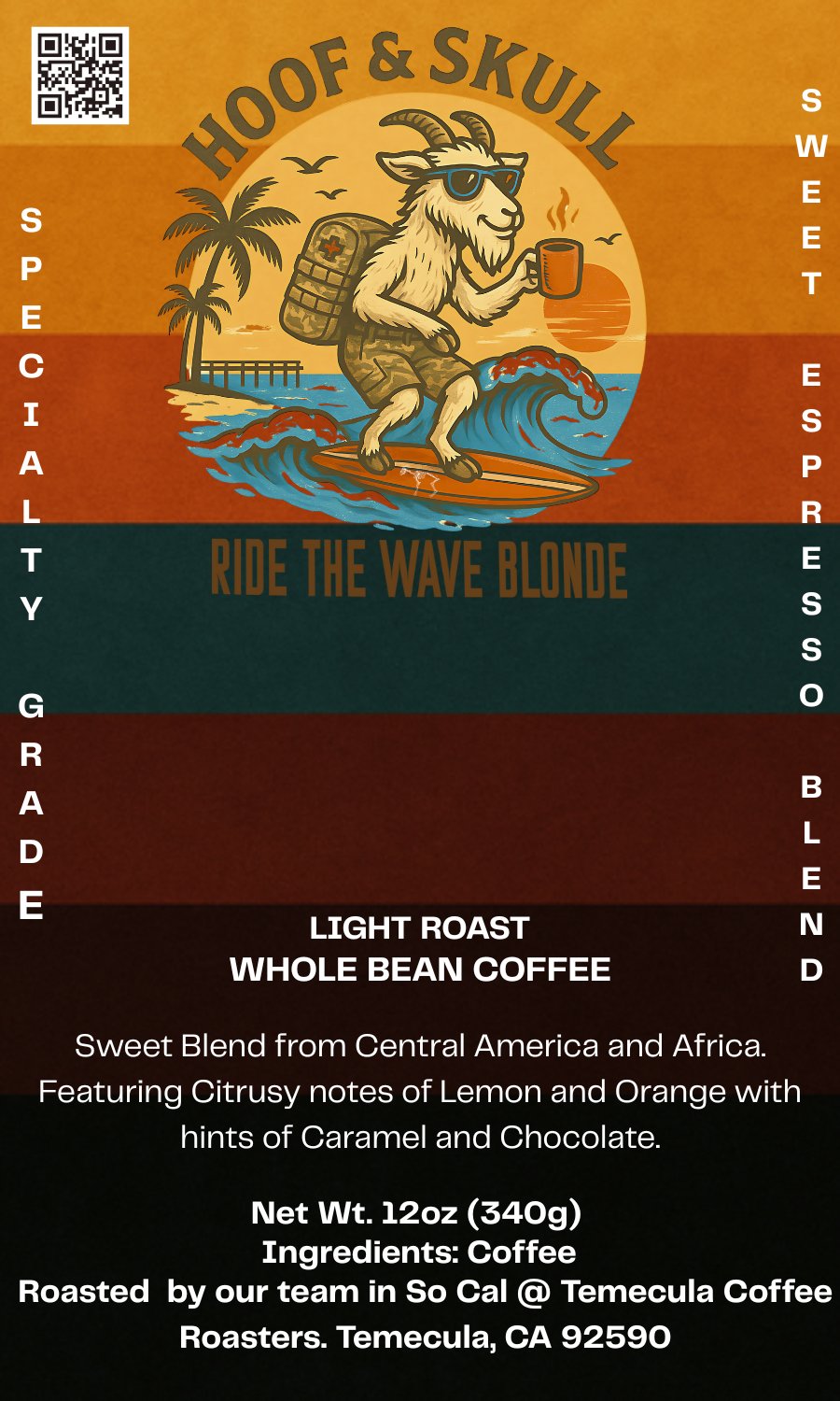 Ride The Wave Blonde Coffee Espresso