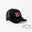 Black Goat Red Background Patch Black hat