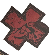 Bone Goat Cross Patch